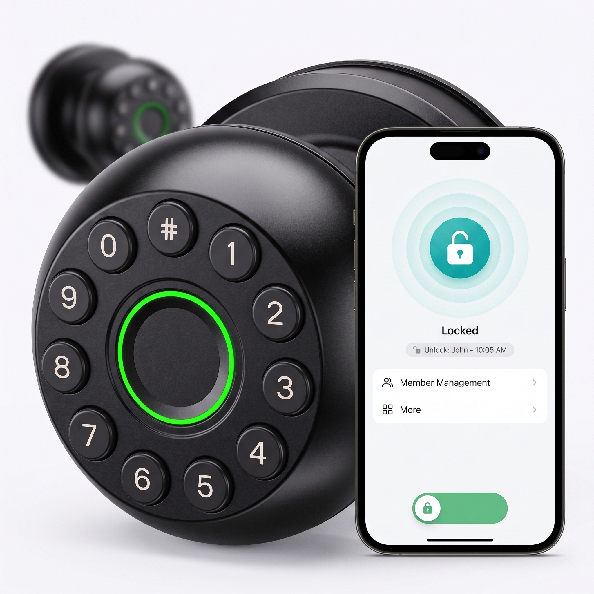 Nuvo Smart Door Knob pro