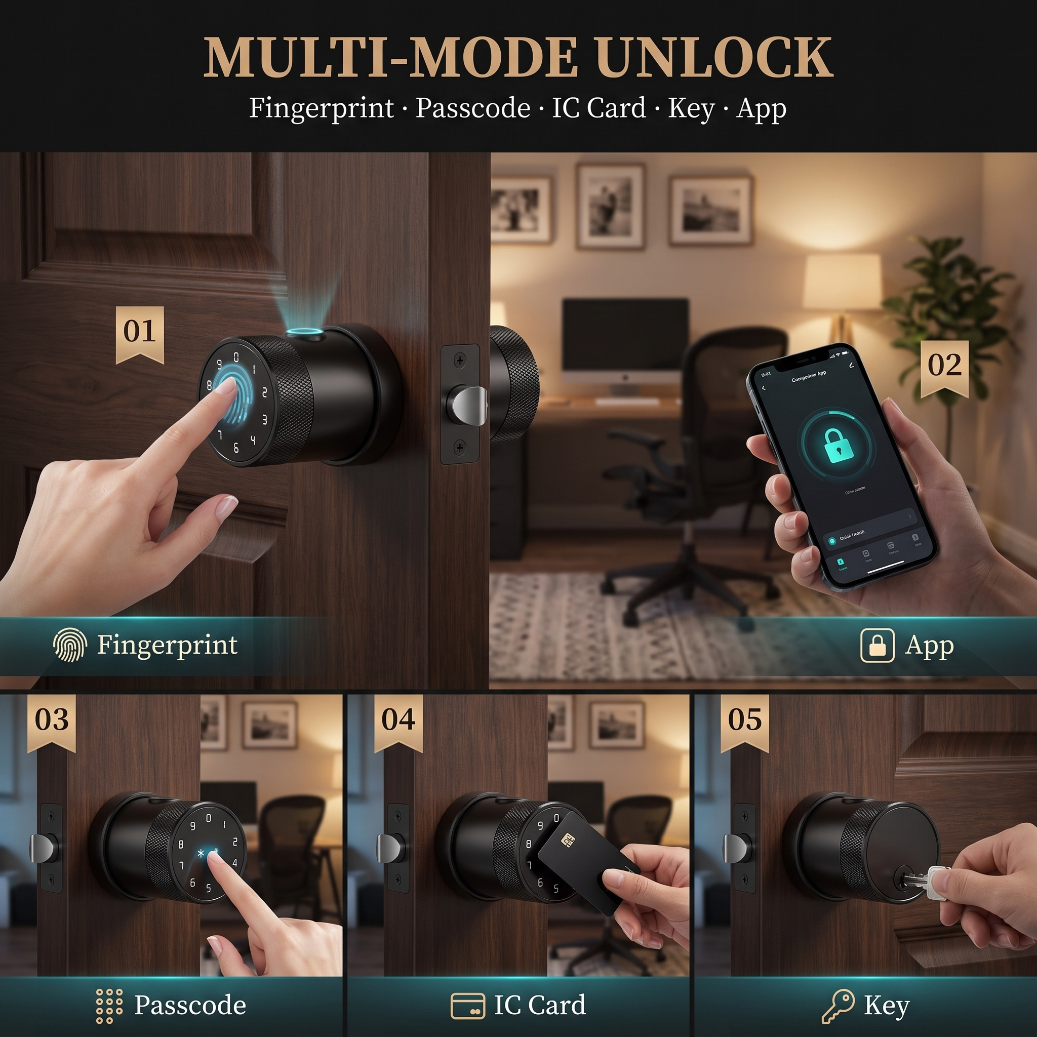 Nuvo Smart Door Knob Max