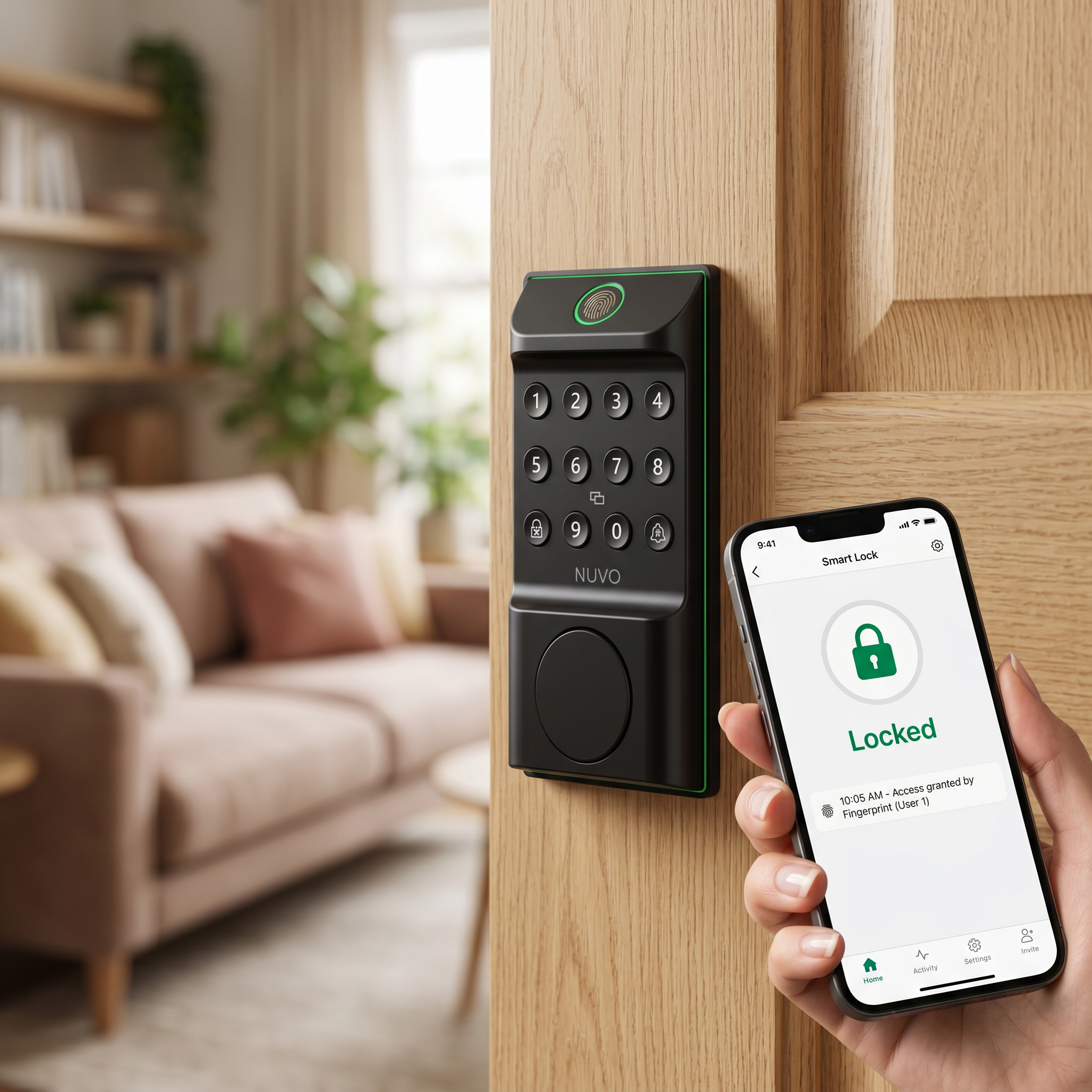 Compact Smart Door Lock