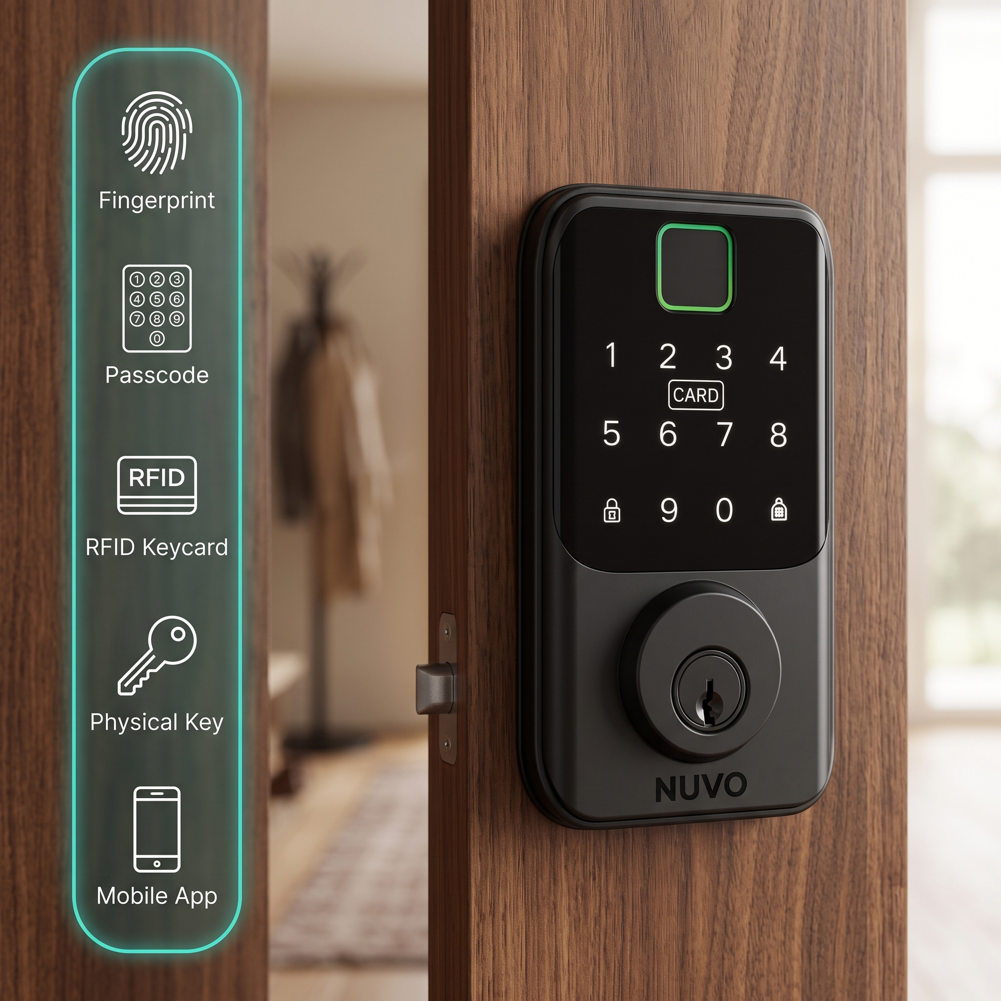 Compact Smart Door Lock Pro