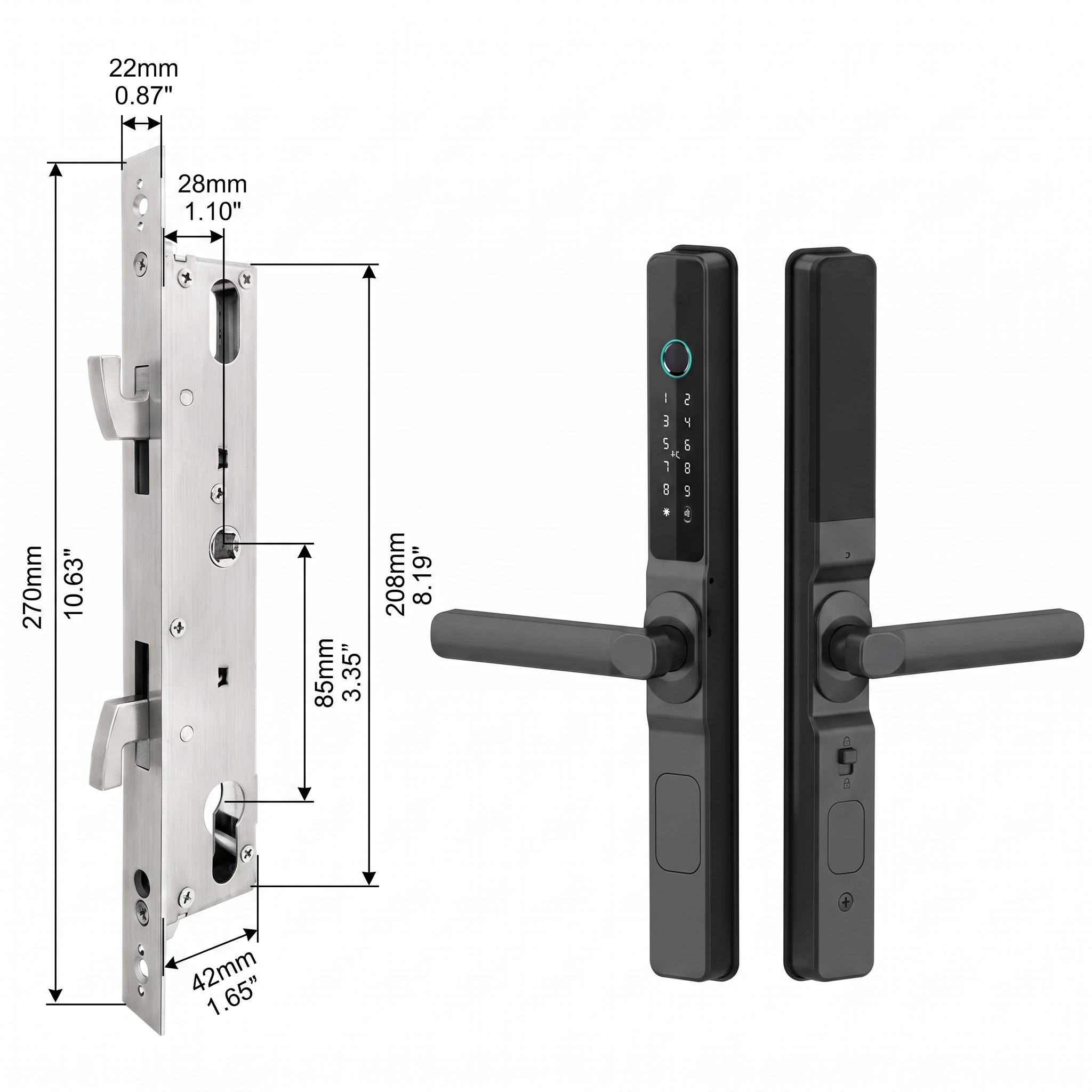 Nuvo Smart Door Lock Slim Pro