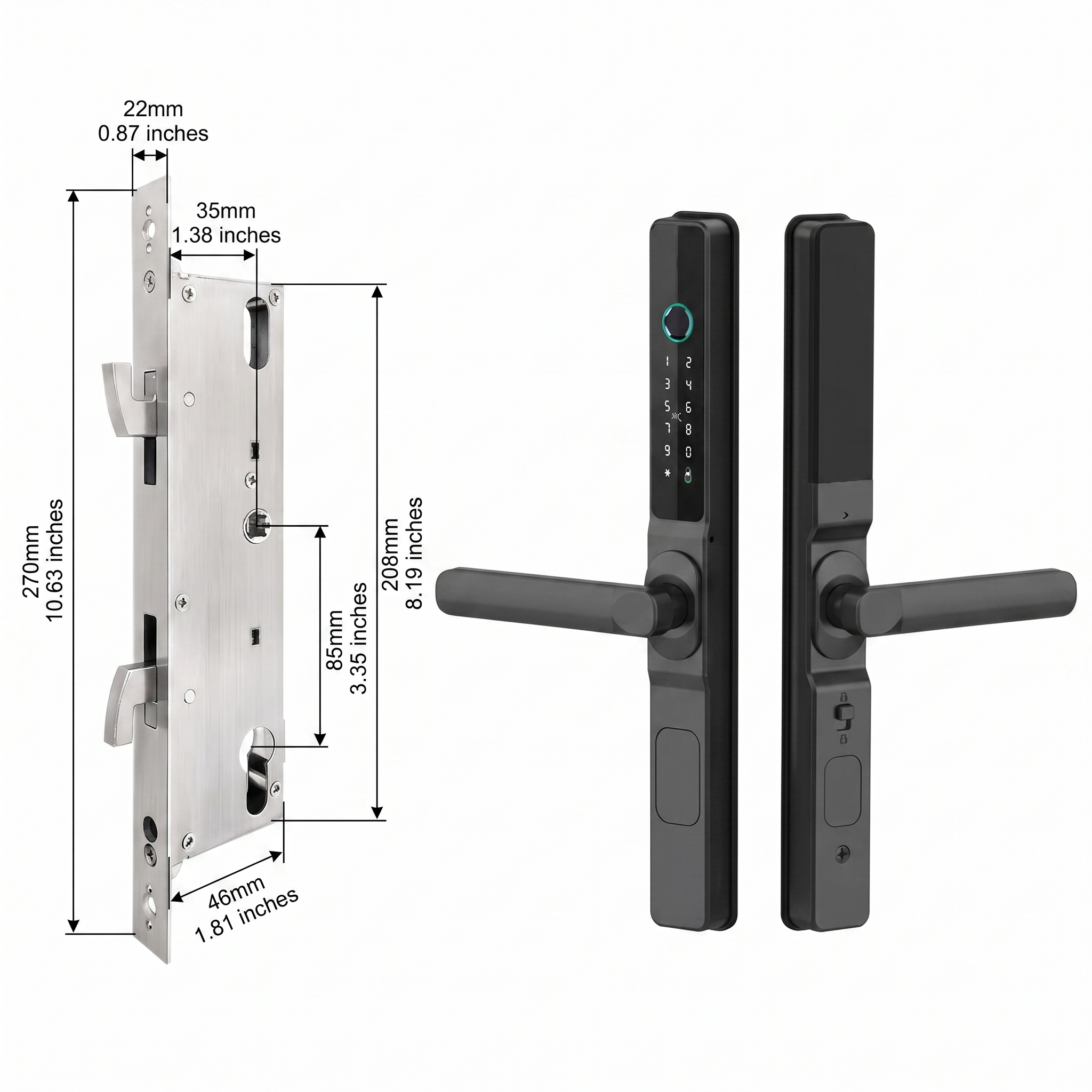 Nuvo Smart Door Lock Slim Pro