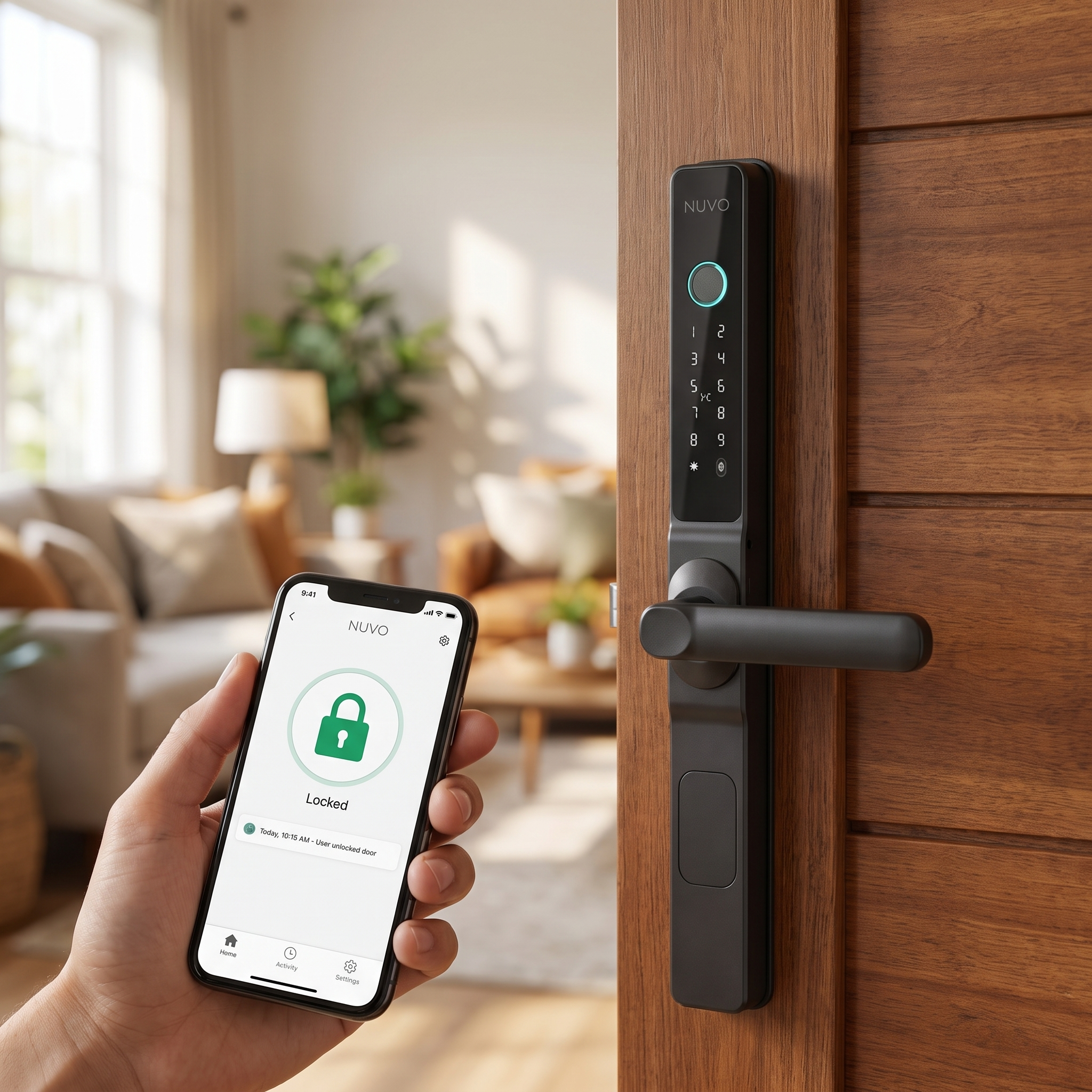 Nuvo Smart Door Lock Slim Pro