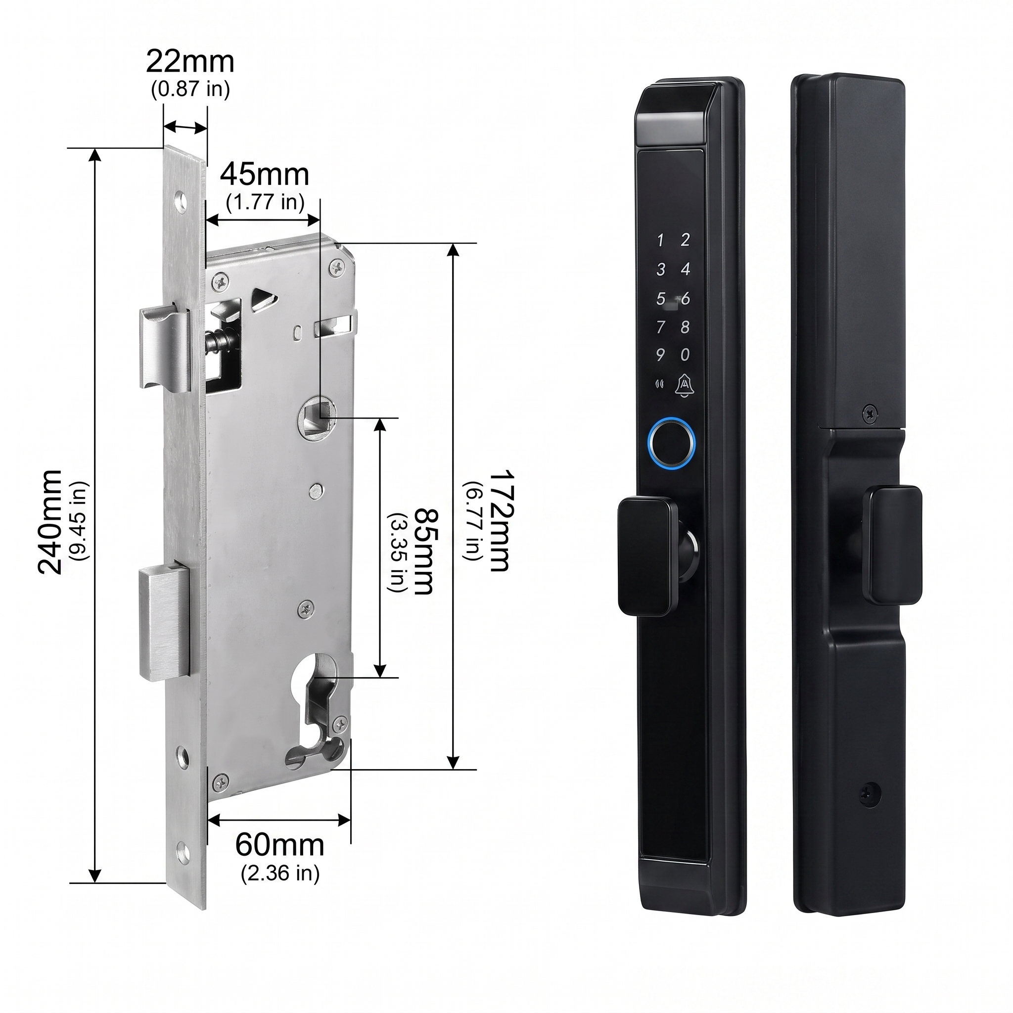 Nuvo Smart Door Lock Slim Knob