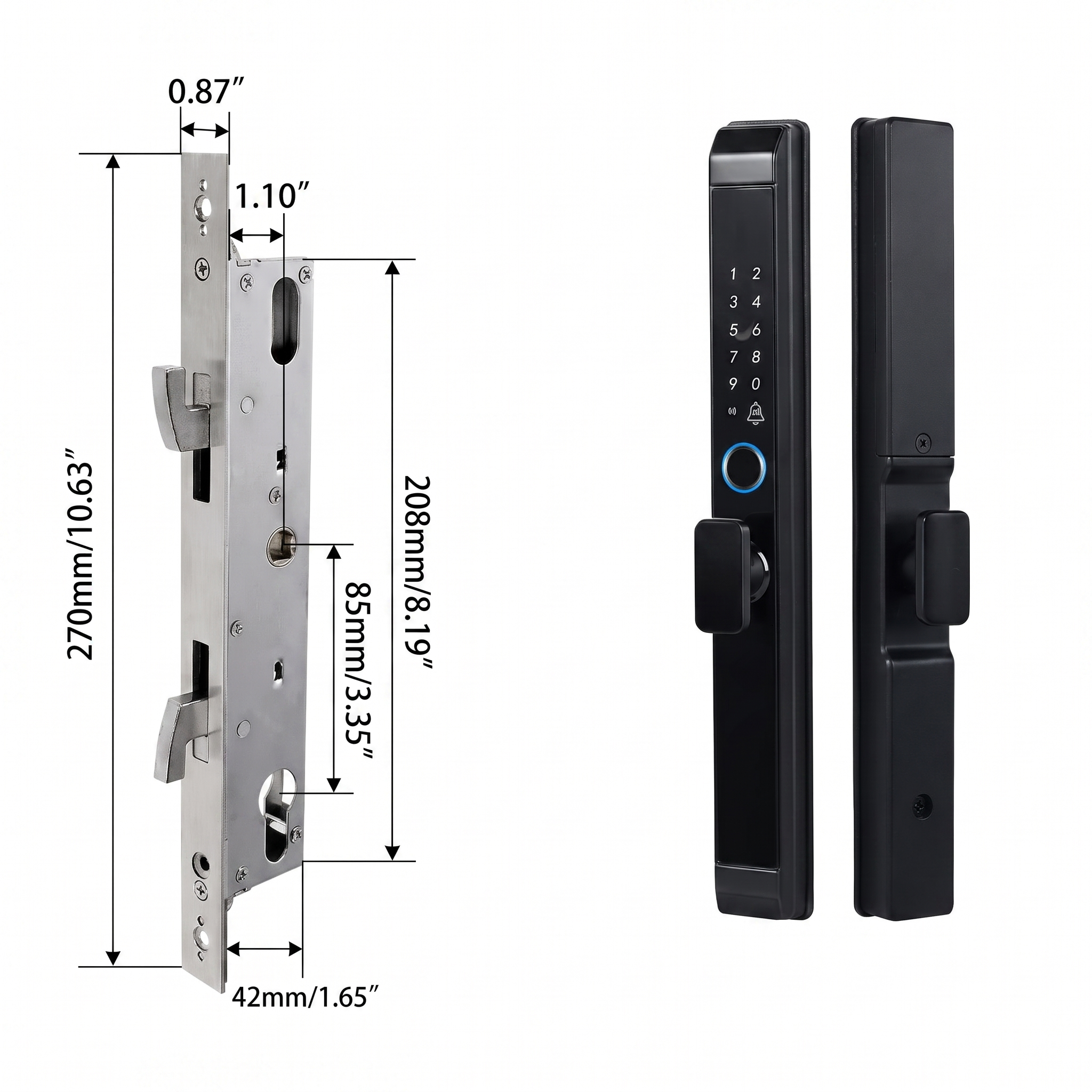 Nuvo Smart Door Lock Slim Knob